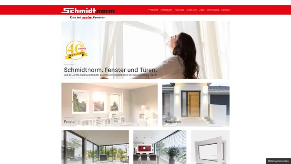 Website Screenshot: Schmidt-Norm GmbH Fenster und Tueren - Schmidtnorm GmbH - Date: 2023-06-26 10:20:59