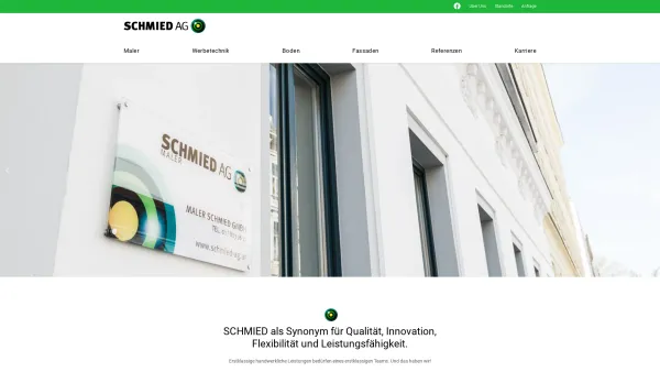 Website Screenshot: Maler Schmied GmbH - Schmied AG - Date: 2023-06-14 10:38:15