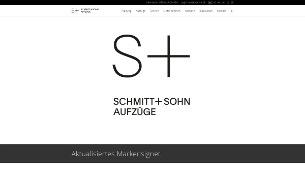 Website Screenshot: Aufzugswerke M. Schmitt Sohn Gesellschaft Schmitt+Sohn - Schmitt Aufzüge - Aufzug, Service und Modernisierung - Date: 2023-06-15 16:02:34
