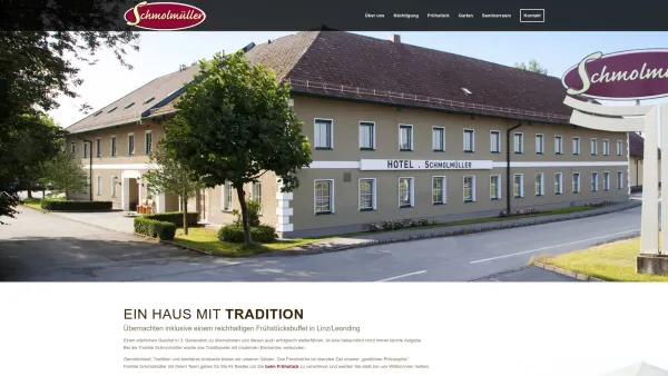 Website Screenshot: Andrea und Gerald Schmolmüller Gesellschaft bürgerlichen Schmolmüller Hotel Restaurant - Hotel Schmolmüller – Ein Haus mit Tradition - Date: 2023-06-26 10:20:59