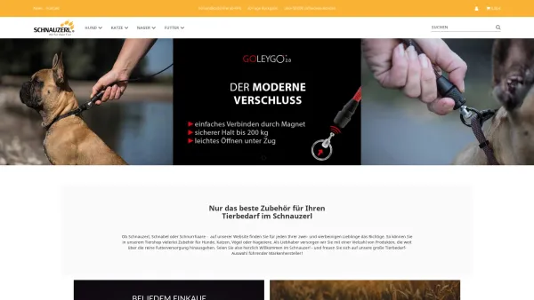 Website Screenshot: Schnauzerl GmbH - Tierbedarf online – im Schnauzerl - Date: 2023-06-26 10:26:43