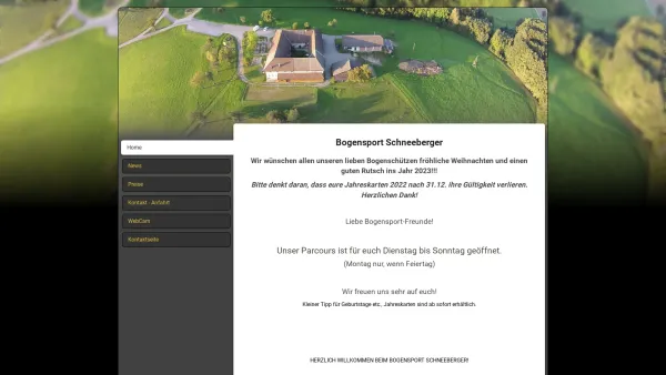 Website Screenshot: Schneeberger Stüberl Derntl Franz - Bogensport Schneeberger - Date: 2023-06-26 10:20:59