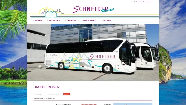 Website Screenshot: Schneider Unbenanntes Dokument - Reiseangebote | Schneider Reisen - Date: 2023-06-26 10:21:01