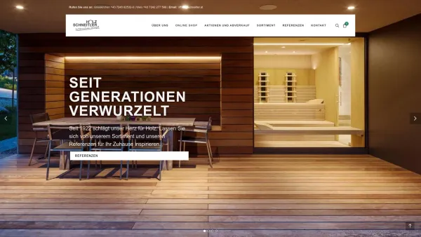 Website Screenshot: Holz Schneitler GmbH - Holz Schneitler | Seit Generationen verwurzelt! - Date: 2023-06-26 10:21:01