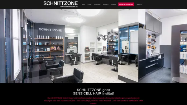 Website Screenshot: Schnittzone - Friseur Linz Urfahr ➤ Schnittzone seit 1999 ➤ Frisuren & Top Friseur Linz - Date: 2023-06-26 10:21:01