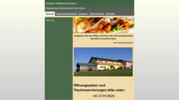 Website Screenshot: Robert Steirischer Schnitzelwirt - www.schnitzelwirt.at - Date: 2023-06-14 10:45:03