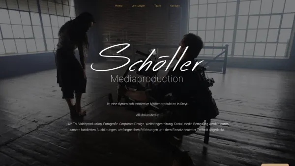 Website Screenshot: Schöller TV & Video Produktion - Home - schoellertv Schöller Mediaproduction - Date: 2023-06-26 10:21:01