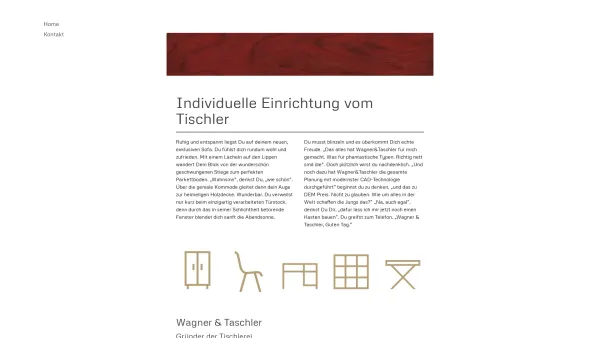 Website Screenshot: Wagner Taschler SCHOENE MOEBEL - Individuelle Einrichtung vom Tischler - wagner-taschlers Webseite! - Date: 2023-06-14 10:45:03