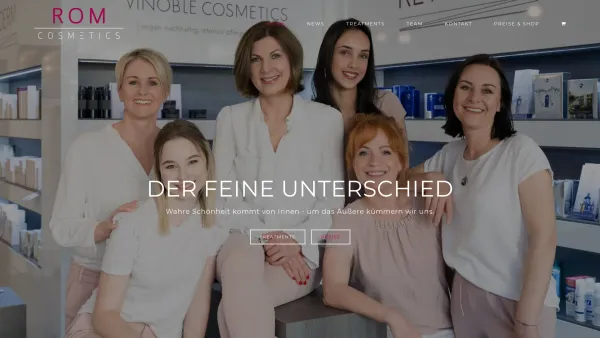Website Screenshot: Schön und Gsund 1.Klagenfurter Tagesbeautyfarm - Sabine Rom Cosmetics - Klagenfurt am Wörthersee - Date: 2023-06-26 10:21:04