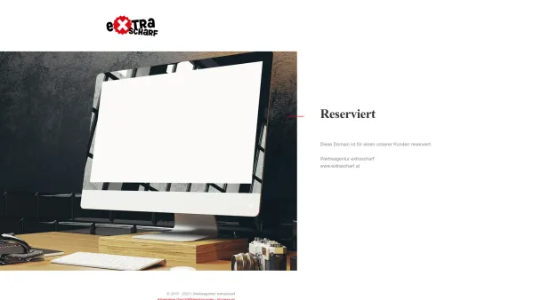 Website Screenshot: Schörg Miedl OEG - Reserviert - Werbeagentur extrascharf - Date: 2023-06-14 10:45:03