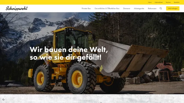 Website Screenshot: Schoißwohl _________________ - Startseite - Willkommen bei Schoisswohl Bau! ?? - Date: 2023-06-26 10:21:04