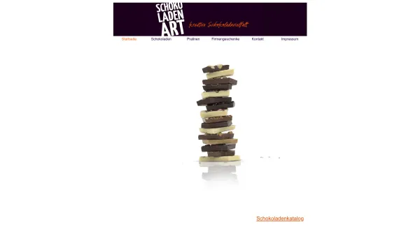 Website Screenshot: Confiserie Schadauer "Schokoladen-ART" - Willkommen bei SchokoladenART - SchokoladenART - Date: 2023-06-26 10:21:04