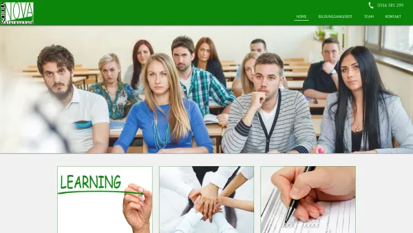 Website Screenshot: Maturaschule Schola Nova Informatik - Maturaschule in Graz - Schola Nova - Date: 2023-06-26 10:21:04