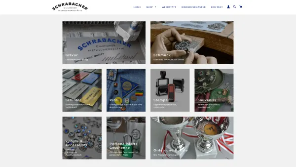 Website Screenshot: Schrabacher Gmundner Metallwerkstätte - Schrabacher Metallwerkstaette - Date: 2023-06-26 10:21:05