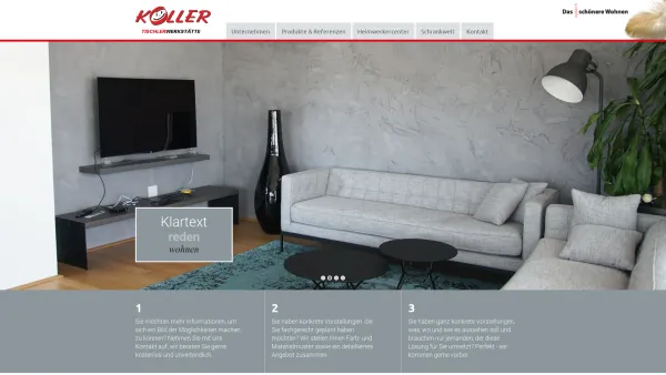 Website Screenshot: Koller Tischlerei und Heimwerkerbedarf Weiterleitung - Tischlerei Koller - Date: 2023-06-26 10:21:05