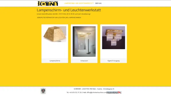 Website Screenshot: Schreiner Leuchten - Schreiner Leuchten - Date: 2023-06-26 10:21:05
