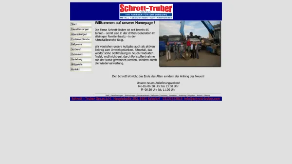 Website Screenshot: Anton Truber - Schrott-Truber - Date: 2023-06-26 10:21:05