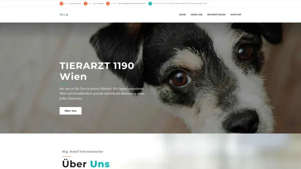 Website Screenshot: Tierarzt Mag. Rudolf Schrottenbacher - Tierarzt 1190 Wien Döbling - Tierarztpraxis Schrottenbacher - Date: 2023-06-15 16:02:34