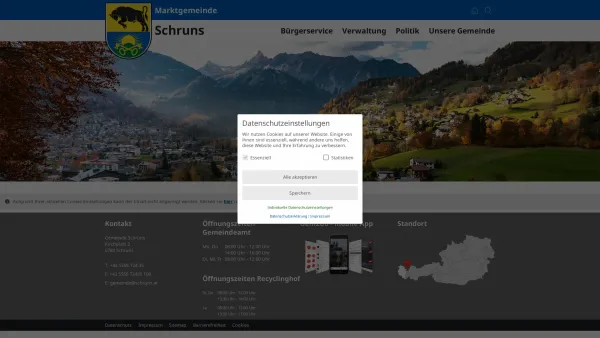 Website Screenshot:  - Schruns - Startseite - Date: 2023-06-26 10:21:07