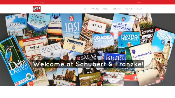 Website Screenshot: Schubert & Franzke GesmbH Kartografischer Verlag - Schubert & Franzke | Har?i individualizate ?i altele | print, web & aplica?ie - Date: 2023-06-14 10:45:06