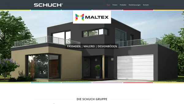 Website Screenshot: Rene Schuch SCHUCH Farbdesign Malerei Farbengroßhandel - SCHUCH - Alle Qualitätsmarken der René Schuch GmbH - Date: 2023-06-26 10:21:07