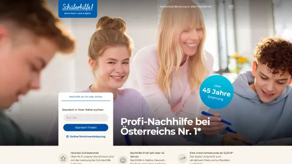 Website Screenshot: Schülerhilfe Leibnitz - Nachhilfe bei der Schülerhilfe: professionelle Nachhilfe seit 1974 - Date: 2023-06-15 16:02:34