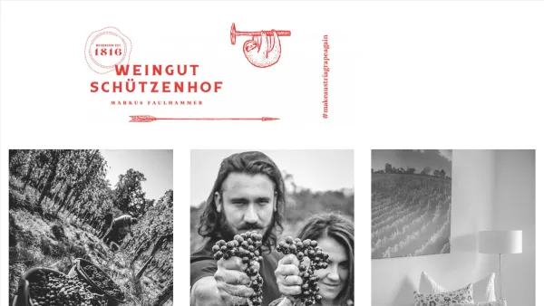 Website Screenshot: Walter Presite Schuetzenhof - Weingut Schützenhof - Bio-Wein aus dem Südburgenland - Date: 2023-06-26 10:21:07