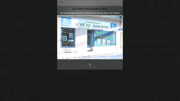Website Screenshot: Versicherungsbüro SCHÜTZ Renate & Dieter, Klagenfurt, Kärnten, - Das versicherungsbüro schütz - Date: 2023-06-26 10:21:07