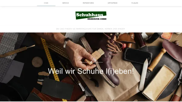 Website Screenshot: Schuhhaus Hribernik - Schuhhaus - Date: 2023-06-14 10:45:06