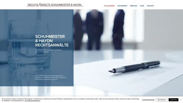 Website Screenshot: Franz Schuhmeister Baugesellschaft GmbH. - Juristische Beratung | Rechtsanwälte Schuhmeister & Haydn | Schwechat - Date: 2023-06-15 16:02:34