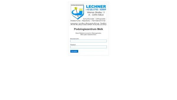Website Screenshot: Schuhhaus LECHNER - Orthopädie - Date: 2023-06-26 10:21:07