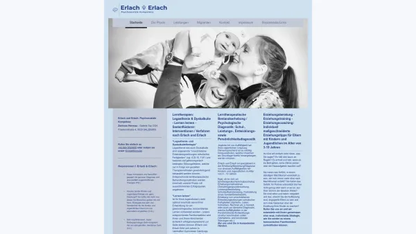 Website Screenshot: Erlach und Erlach, Psychosoziale Kompetenz - Erlach und Erlach - Kinderpsychologe - Psychologe für Jugendliche - Psychologe für Kinder - Date: 2023-06-26 10:21:08