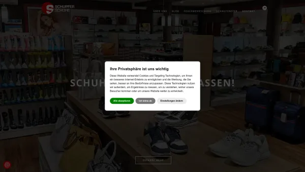 Website Screenshot: Schupfer Schuhe - Schuhe online kaufen - Schupfer Schuhe - Date: 2023-06-14 10:45:06