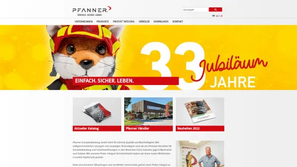 Website Screenshot: Anton PFANNER Funktionelle und innovative Schutzbekleidung für Arbeit und Freizeit. - Pfanner Austria Schutz-, Arbeits-, Berufs-, Sicherheitskleidung - Date: 2023-06-26 10:21:10