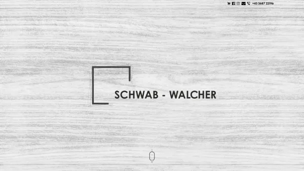 Website Screenshot: Schwab-Walcher GmbH&CoKG - Design und Handwerk. - Wohndesign & Tischlerei Schwab-Walcher Schladming - Date: 2023-06-26 10:21:10