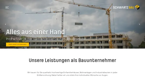 Website Screenshot: Ingenieur Schwartz Gesellschaft Baumeister SCHWARTZ - Schwartz Bau - Schwartz Bauunternehmen GmbH - Date: 2023-06-14 10:45:06