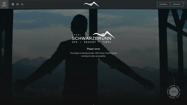 Website Screenshot: Wellnesshotel Schwarzbrunn - Wellness hotel in Tyrol 4 stars | Schwarzbrunn Resort - Date: 2023-06-26 10:21:10