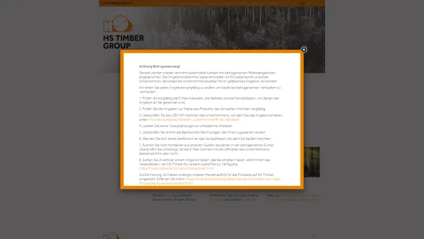 Website Screenshot: Schweighofer Holzindustrie GmbH - Gr. - HS Timber Group - Date: 2023-06-14 10:37:35