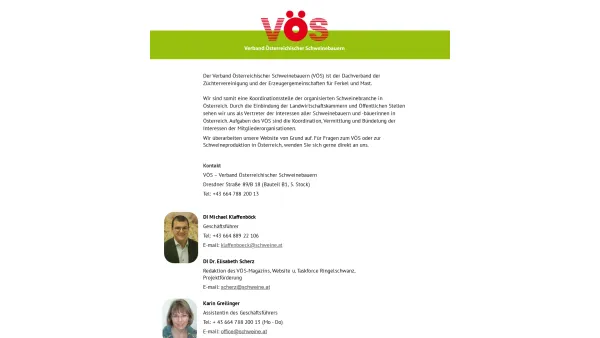 Website Screenshot: Verband d österreichischer VÃS - VÖS Online - Date: 2023-06-26 10:21:11