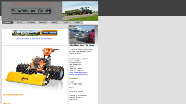 Website Screenshot: Schwödiauer KFZ Fachbetrieb - Homepage - Webauftritt Schwödiauer GmbH - Date: 2023-06-15 16:02:34