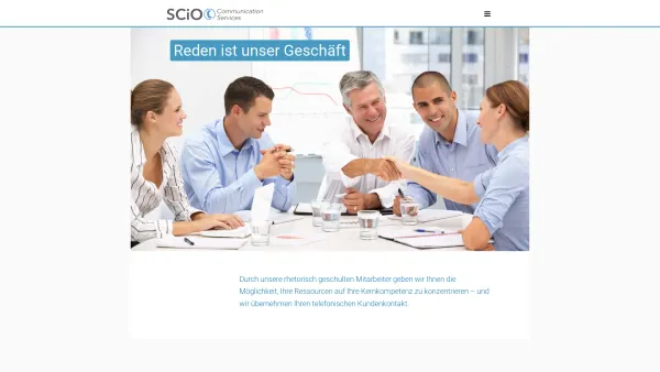 Website Screenshot: SCIO IT EDV Support Service GmbH - SCiO Communication Services - Date: 2023-06-26 10:21:14