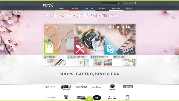 Website Screenshot: SCN  Shopping Center Nord, das Einkaufszentrum im Norden von Wien - Home - Shopping Center Nord - Date: 2023-06-26 10:21:12