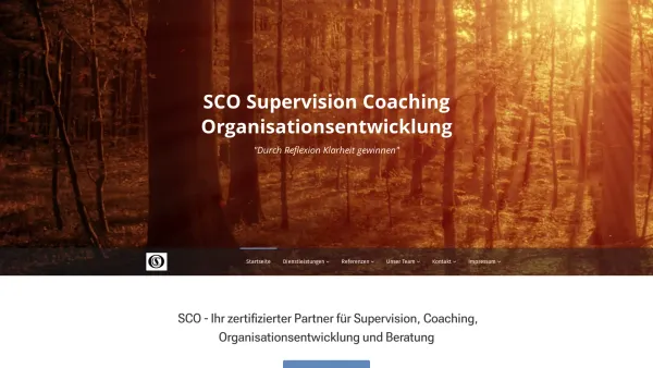 Website Screenshot: SCO Supervision Coaching Organisationsentwicklung - Supervision Coaching Organisationsentwicklung - Date: 2023-06-26 10:21:14