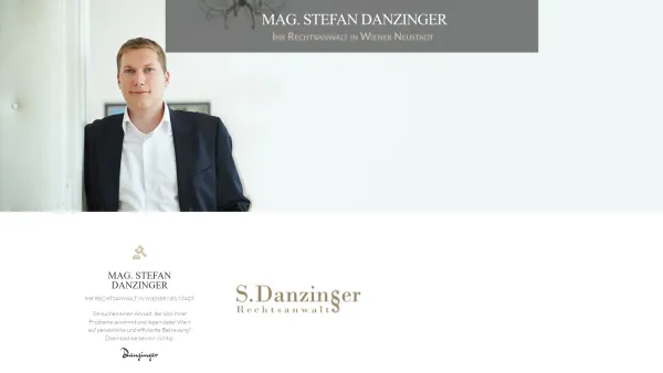 Website Screenshot: Rechtsanwalt Danzinger Wiener Neustadt - Rechtsanwalt Wiener Neustadt - Date: 2023-06-26 10:21:14