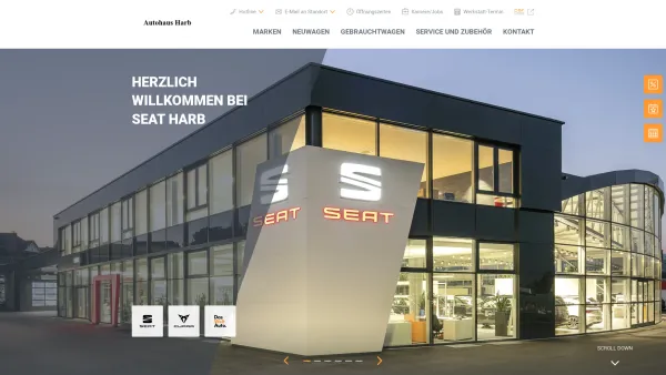 Website Screenshot: C.H. Autozentrum Seat Harb SEAT GEBWSEAT - SEAT Harb C.H. Autozentrum GmbH - Date: 2023-06-14 10:45:08