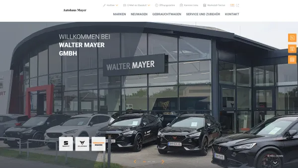 Website Screenshot: Walter AUTOHAUS MAYER - Walter Mayer GmbH - Date: 2023-06-14 10:45:08