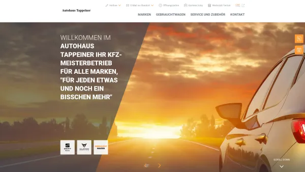 Website Screenshot: Autohaus Tappeiner SEAT GEBWSEAT - AH Tappeiner GesmbH - Date: 2023-06-26 10:21:14