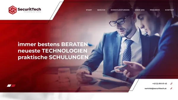 Website Screenshot: SECURITTECH - SecuritTech - Security Technology GmbH - Date: 2023-06-14 10:45:08