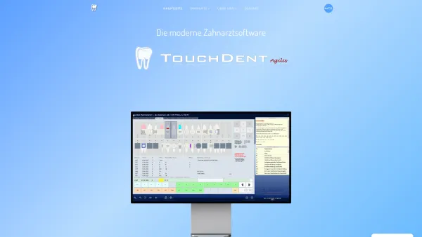 Website Screenshot: Seemann Software System GmbH - TOUCHDENT – Die moderne Zahnarztsoftware - Date: 2023-06-15 16:02:34