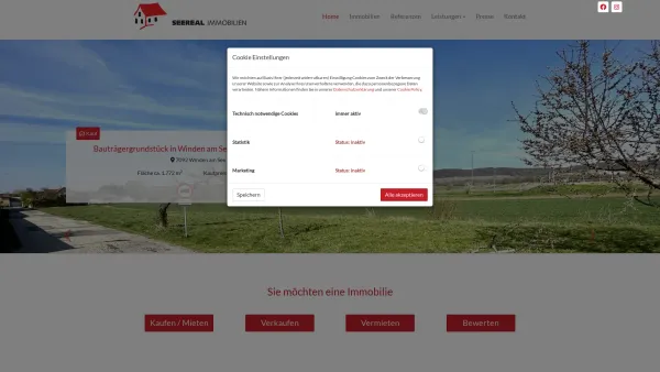 Website Screenshot: Seereal Immobilien KG Christian Rittsteuer, MSc. - Home - Seereal Immobilien KG - Date: 2023-06-14 10:45:08